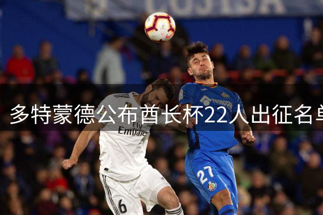 多特蒙德公布酋长杯22人出征名单 新援德比战成焦点